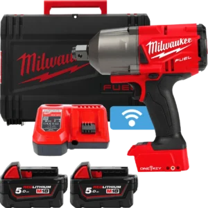Гайковерт акумуляторний безщітковий 3/4'' MILWAUKEE, M18 ONEFHIWF34-502X, 2034Нм, з кільцем (зарядний пристрій M12-18 FC, 2 акум