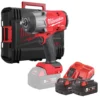 Гайковерт акумуляторний 1/2" MILWAUKEE, M18 FHIW2F12-502X, 2034Нм, (зарядний пристрій M12-18FC, 2 акумулятори М18 В5 5Аг, HDкейс