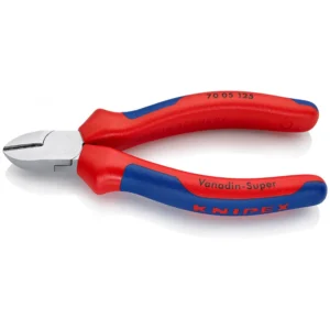 Кусачки бокові (бокорізи). діаметр 3,0мм, 125мм KNIPEX 70 05 125, хромовані