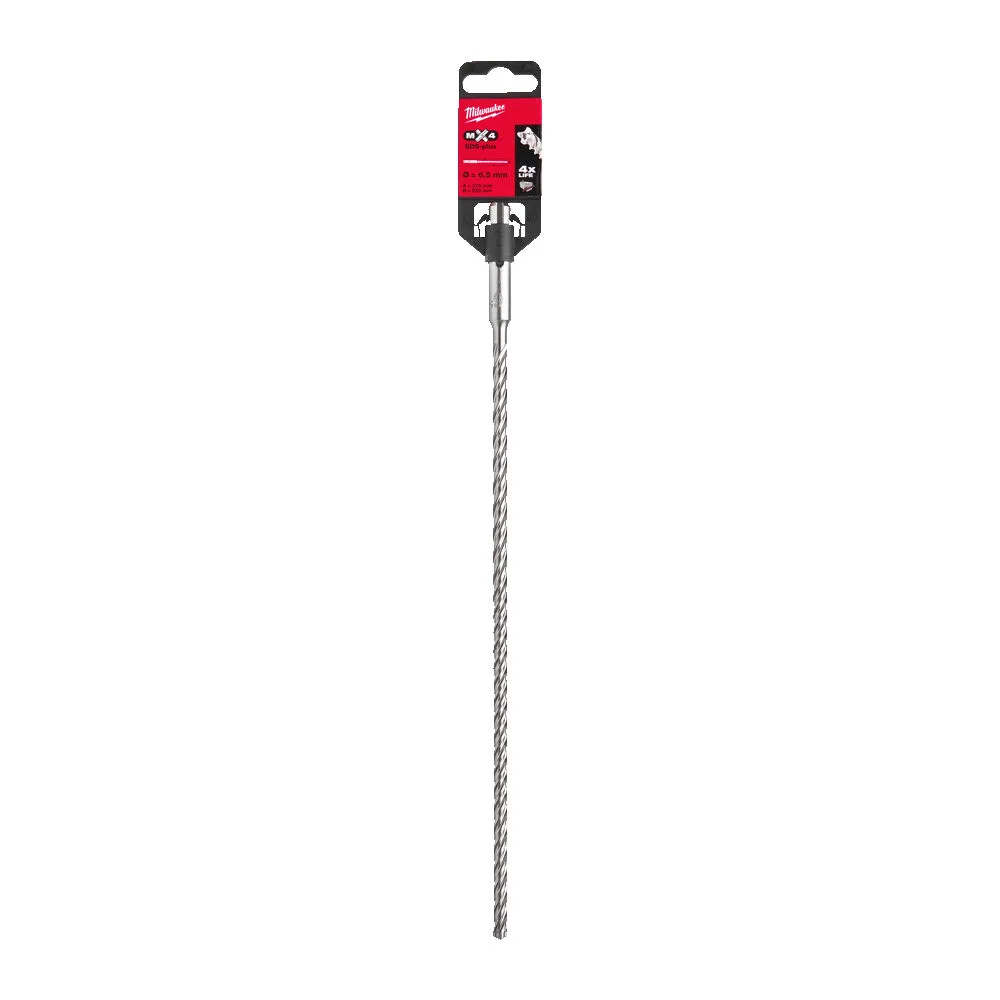 Бур SDS-PLUS MX4 MILWAUKEE, діаметр 6,5х315х250мм