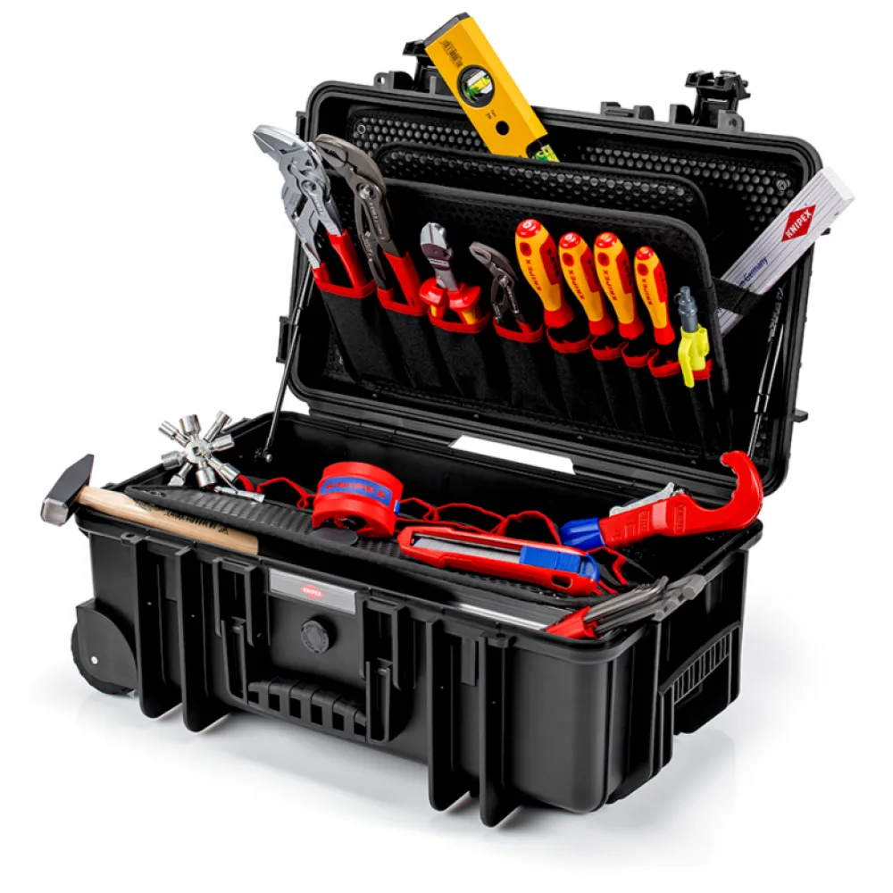 Валіза для інструментів KNIPEX "Robust26" Sanitär, 00 21 33 S, укомплектована