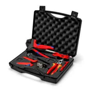 Валіза інструментальна для фотогальваніки KNIPEX, 97 91 04 V01, для сонячного роз'єму MC4 (багатоконтактний), укомплектована