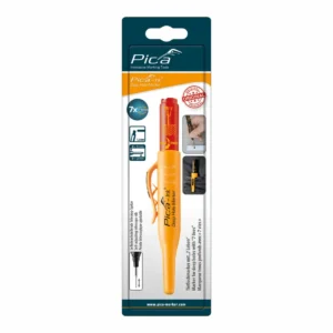 Маркер фірмовий з довгим носиком Pica-Ink Deep Hole Marker, 150/40 червоний