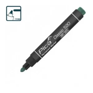Маркер перманентний Pica 520/36 Classic Permanent Marker bullet tip, зелений