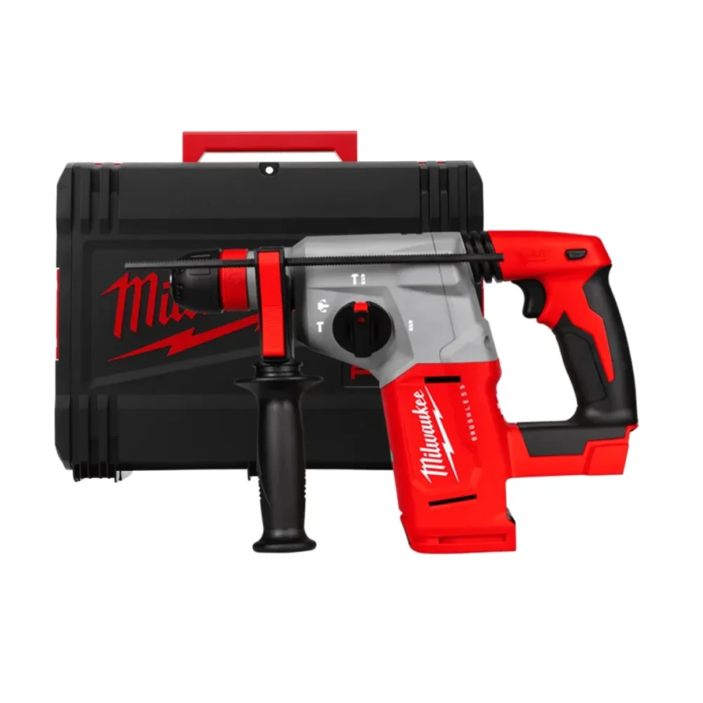 Перфоратор акумуляторний безщітковий SDS-PLUS MILWAUKEE, M18 BLHX-0X, 2,3 Дж (каркас, HD кейс)