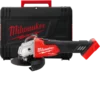 Шліфмашина кутова - болгарка акумуляторна безщіткова MILWAUKEE, M18 FSAG125X-0X, діаметр 125мм (каркас, антивібраційна бокова ру