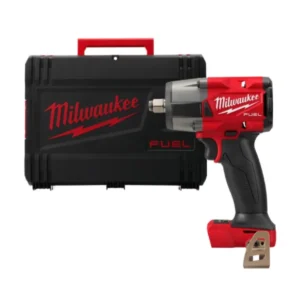 Гайковерт акумуляторний безщітковий 1/2'' MILWAUKEE, M18 FMTIW2F12-0Х, 881Нм, з кільцем (каркас, кліпса для реміня, HDкейс)