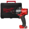 Дриль-шуруповерт акумуляторний безщітковий MILWAUKEE, M18 FDD3-0X,158Нм (каркас, кліпса для ременя, бічна ручка, HD кейс)