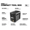 Ящик для інструментів TOUGHBUILT TB-B1-B-60C StackTech компактний