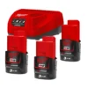 Енергокомплект Li-Ion MILWAUKEE, M12 NRG-303 (зарядний.пристрій С12 С, 3 акумумулятори М12 В3 3Аг, картонне пакуванння)