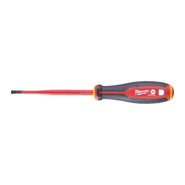 Викрутка з тригранною рукояткою ізольована VDE MILWAUKEE, SL 1,0х5,5х125мм