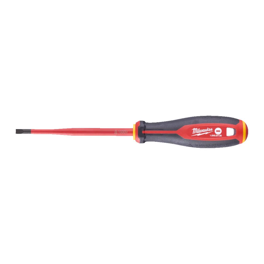 Викрутка з тригранною рукояткою ізольована VDE MILWAUKEE, SL 1,0х5,5х125мм