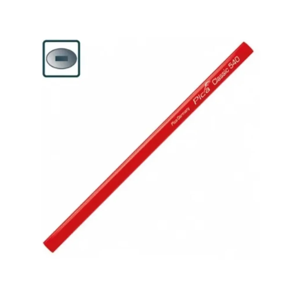 Олівець столярний Pica Classic 540, Carpenter Pencil, 2H, 24см (100)