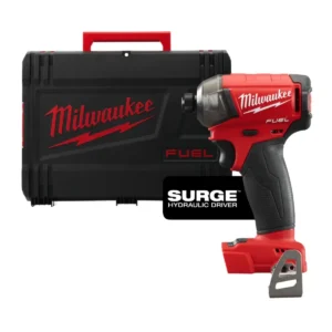 Шуруповерт ударний гідравлічний акумуляторний безщітковий 1/4'' HEX MILWAUKEE, M18 FQID-0X, 50Нм (каркас, кліпса для ременя, HDк