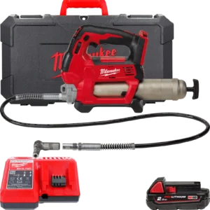 Змащувальний пістолет акумуляторний MILWAUKEE HEAVY DUTY M18 GG-201C (акум 2Аг, зарядн пристрій, кейс)
