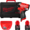 Шуруповерт ударний акумуляторний безщітковий 1/4'' HEX MILWAUKEE, M12 FID2-202Х, 170Нм (зарядний пристрій С12 С, 2 акумулятори М