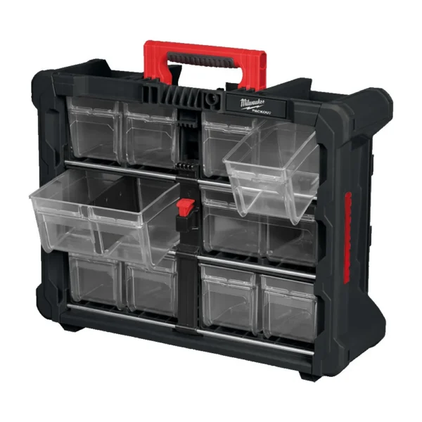 Органайзер вертикальний PACKOUT MILWAUKEE TIP BIN (500×386х170мм)