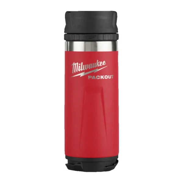 Термочашка PACKOUT MILWAUKEE Sip Lid, 532мл, червона