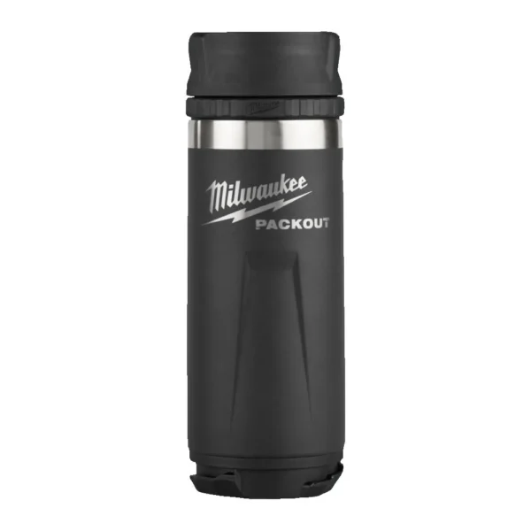Термочашка PACKOUT MILWAUKEE Sip Lid, 532мл, чорна