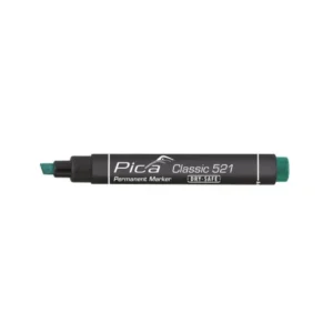 Маркер перманентний Pica Chisel tip, 521/36, зі скошеним носиком, зелений