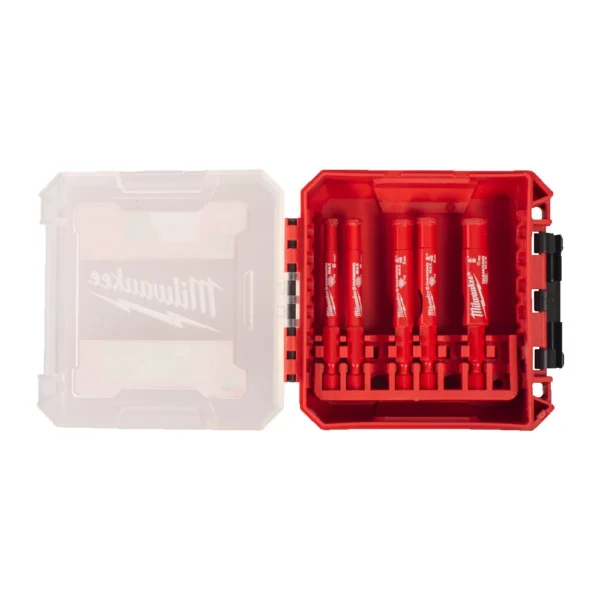 Набір коронок алмазних Diamond Plus/Max MILWAUKEE, (1/4” Hex) (діаметр 6/6/8/8/10мм) (свердління з водою) пластиковий кейс