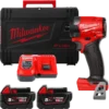 Шуруповерт ударний акумуляторний безщітковий MILWAUKEE, M18 FID3-502X, 226Нм (зарядний пристрій M12-18 FC, 2 акумулятори М18 В5