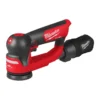 Шліфмашина ексцентрикова акумуляторна безщіткова MILWAUKEE, M12 FSDR75-0B, діаметр 75мм (каркас, пилозбірник, картонне пакування