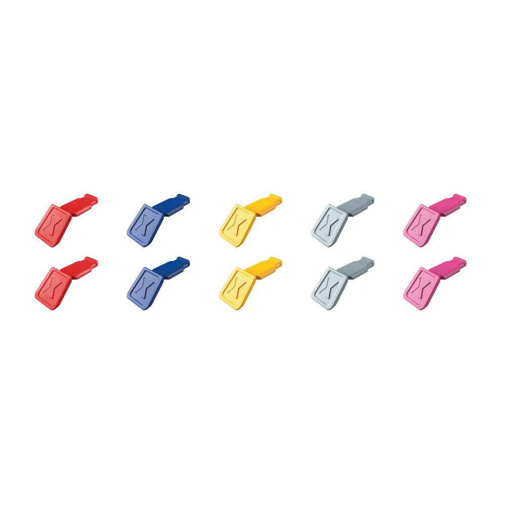 Кліпса для кольорового маркування ручки KNIPEX 00 61 10 C V01 ColorCode, MIX 10шт.