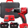 Дриль-шуруповерт акумуляторний безщітковий MILWAUKEE, M18 BLDDRC-402C, 60,5Нм (зарядний пристрій М12-18 С, 2 акумулятори М18 В4