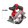 Пила дискова ручна акумуляторна безщіткова MILWAUKEE, M12 FCS442-0, діаметр 140мм (каркас, диск, картонне пакування)