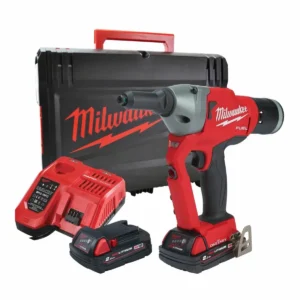 Заклепочник акумуляторний безщітковий MILWAUKEE M18 ONEFPRT-202X, діаметр заклепок 4,8-7,0мм (зарядний.пристрій М12-18 FC, 2 аку