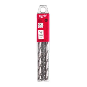 Свердло по металу HSS-G MILWAUKEE DIN340, діаметр 7,0x157х102мм, подовжене, (10шт), пластикова коробка