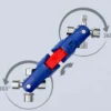 Універсальний ключ KNIPEX JointKey Quadro 00 11 06 V04