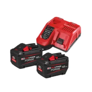 Енергокомплект Li-Ion MILWAUKEE, M18 FORGENRG-122 (зарядний пристрій M12-18 FC, 2 акумулятори М18 FB12 12Аг, картонне пакування)