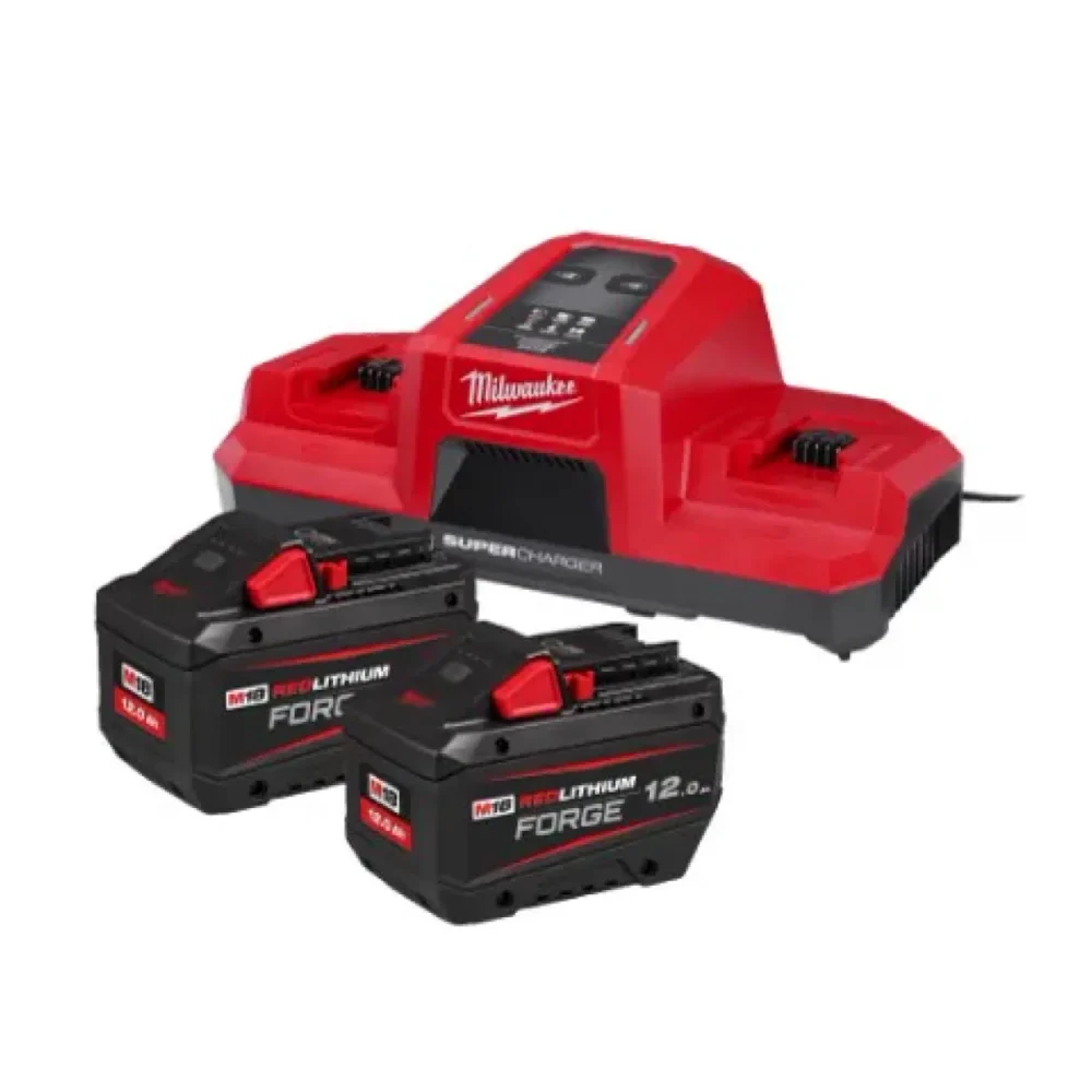 Енергокомплект Li-Ion MILWAUKEE. M18 FORGENRG-122DBSC (зарядний пристрій M18 DBSC, 2 акумулятори М18 FB12 12Аг, картонне пакуван