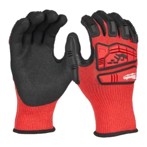 Рукавиці робочі MILWAUKEE, з захистом від ударів та опором порізам 3/C рівня, розмір 8/M
