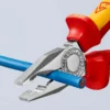 Пасатижі (плоскогубці) комбіновані Ø10,0мм, 160мм VDE KNIPEX 03 06 160, хромовані