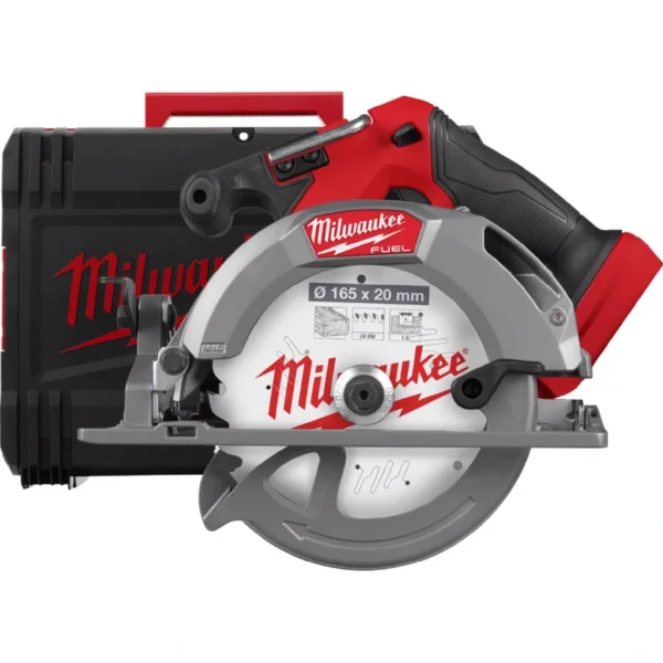 Пила дискова ручна акумуляторна MILWAUKEE, M18 FCS552-0X, діаметр 165мм (каркас, аксесуари, HD кейс)