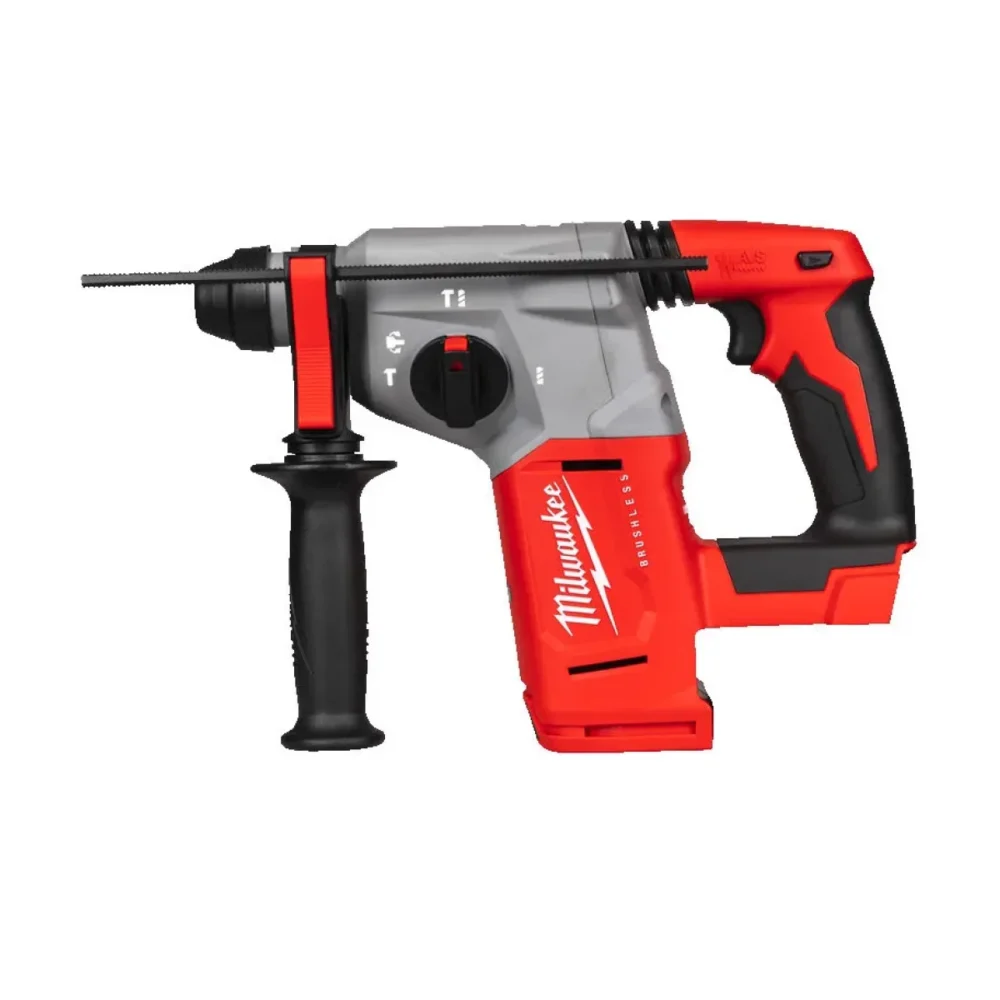 Перфоратор акумуляторний безщітковий SDS-PLUS MILWAUKEE, M18 BLH-0, 2,3Дж (каркас, бічна рукоять, обмежувач глибини, картонне па