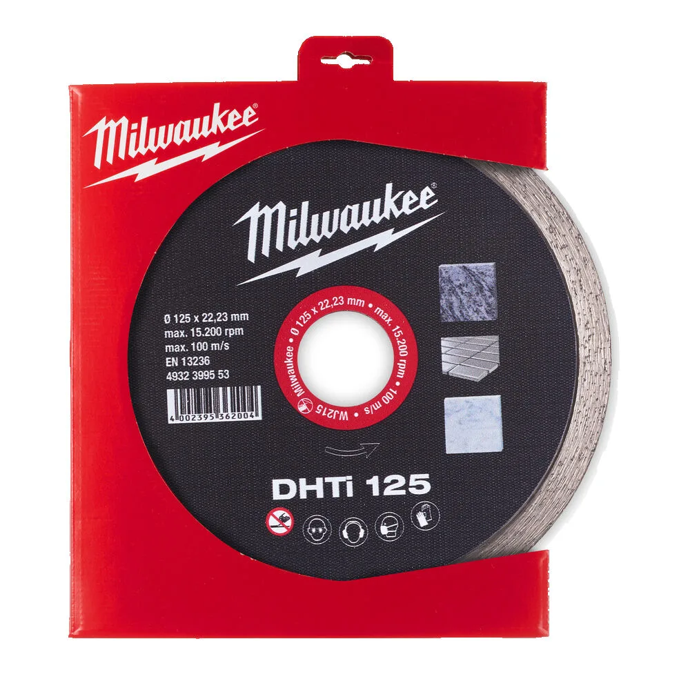 Диск алмазний MILWAUKEE, DHTI 125, діаметр 125мм