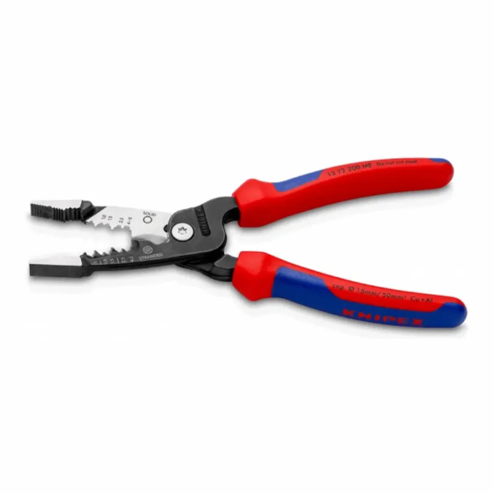 Багатофункціональні кліщі для електромонтажних робіт KNIPEX, 13 72 200 ME, метричні