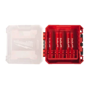 Набір алмазних коронок Diamond Plus/Max MILWAUKEE, (1/4'' Hex) (Ø8мм, 5шт) (свердління з водою) пластиковий кейс