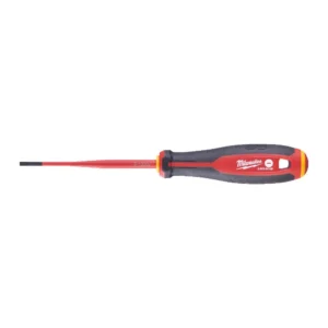 Викрутка з тригранною рукояткою ізольована VDE MILWAUKEE, SL 0,6х3,5х100мм