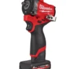 Гайковерт акумуляторний безщітковий 3/8'' MILWAUKEE, M12 FCIWF38G3-502X, 745Нм, з кільцем (зарядний пристрій С12 С, 2 акумулятор