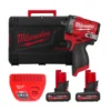 Гайковерт акумуляторний безщітковий 3/8'' MILWAUKEE, M12 FCIWF38G3-502X, 745Нм, з кільцем (зарядний пристрій С12 С, 2 акумулятор