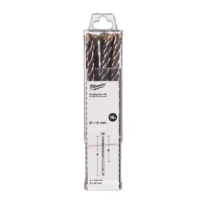 Бур SDS-PLUS 4C Contractor MILWAUKEE, діаметр 10х160х90мм, (10шт)