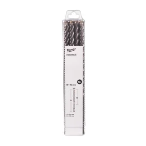 Бур SDS-PLUS 4C Contractor MILWAUKEE, діаметр 10х210х140мм, (10шт)