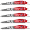Полотно для шабельних пил AX CARBIDE MILWAUKEE, 150х5мм, (5шт), (деревина з цвяхами)