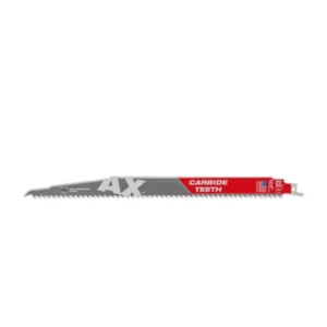 Полотно для шабельних пил AX CARBIDE MILWAUKEE, 300х5мм, (деревина з цвяхами)