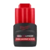 Акумулятор Li-Ion HIGH OUTPUT MILWAUKEE, M12 HB2.5 2,5Аг